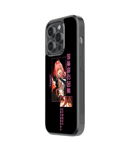 Power Collage | Chainsaw man - Glass Case Cover | Code: 240