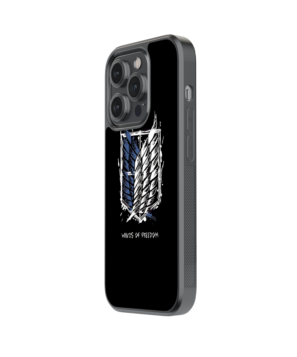 Freedom Emblem | Attack on Titans - Glass Case | Code: 185