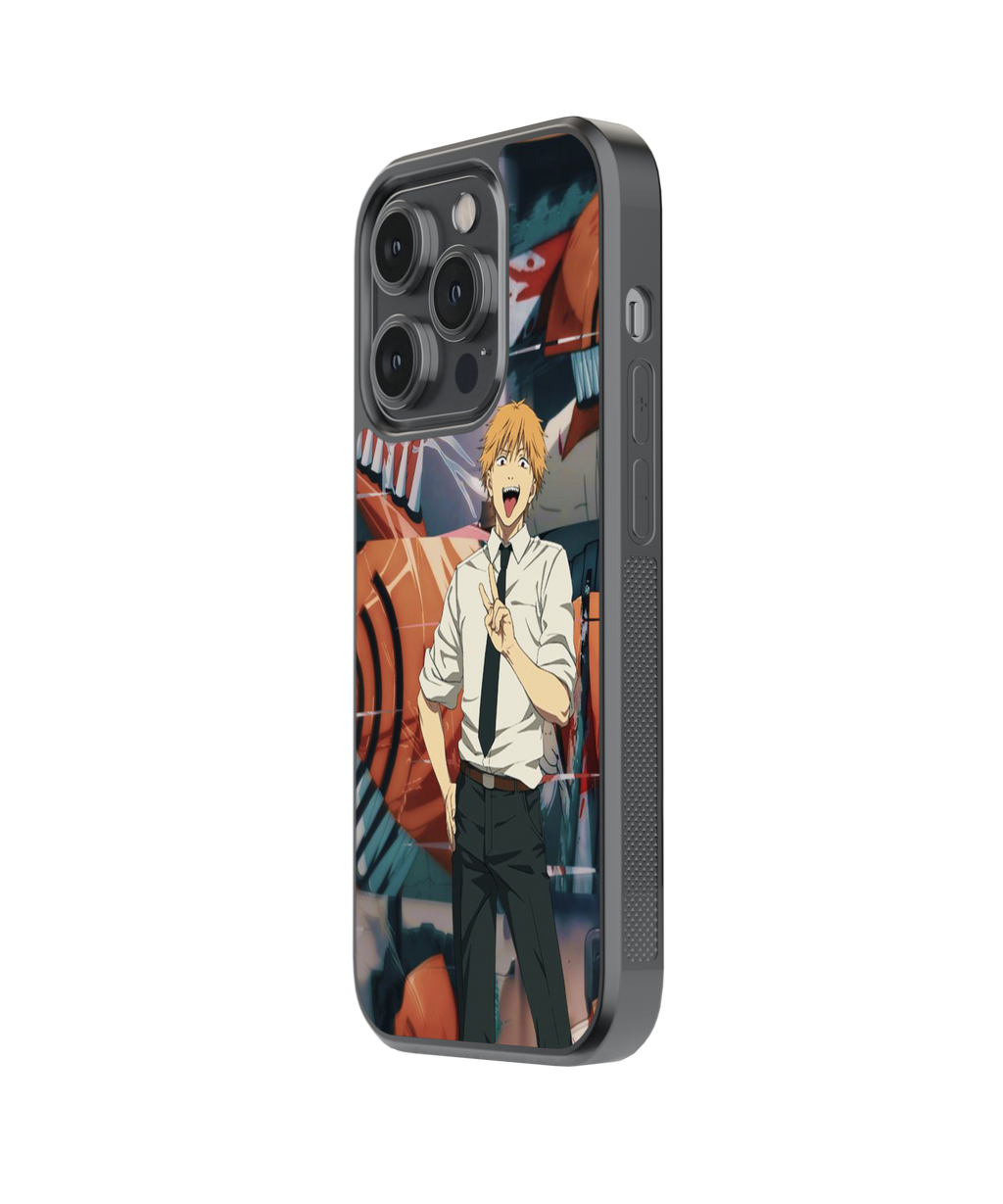 Denji Stance | Chainsaw man - Glass Case | Code: 242