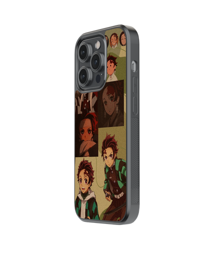 Retro Tanjiro | Demon Slayer - Glass Case Cover | Code: 230