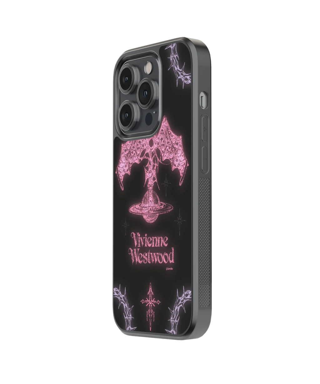 Pink Gothic | Rebel - Glass Case Cover | Code: 377