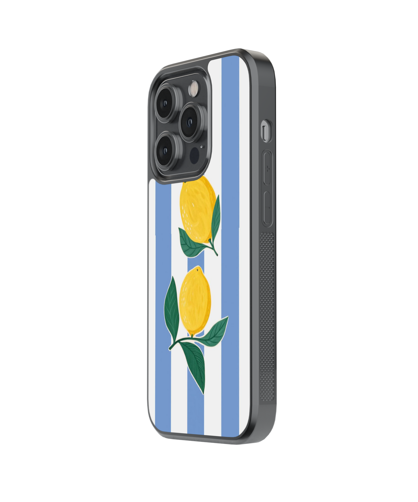 Lemon Stripes | Zesté - Glass Case | Code: 400