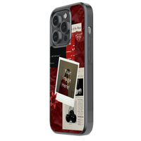 Scarlet Mood | Personalized Glass Case | Code: 347