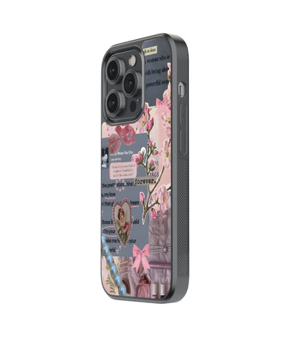 Coquette Glamour | Pinteresty Glass Case Cover | Code: 269