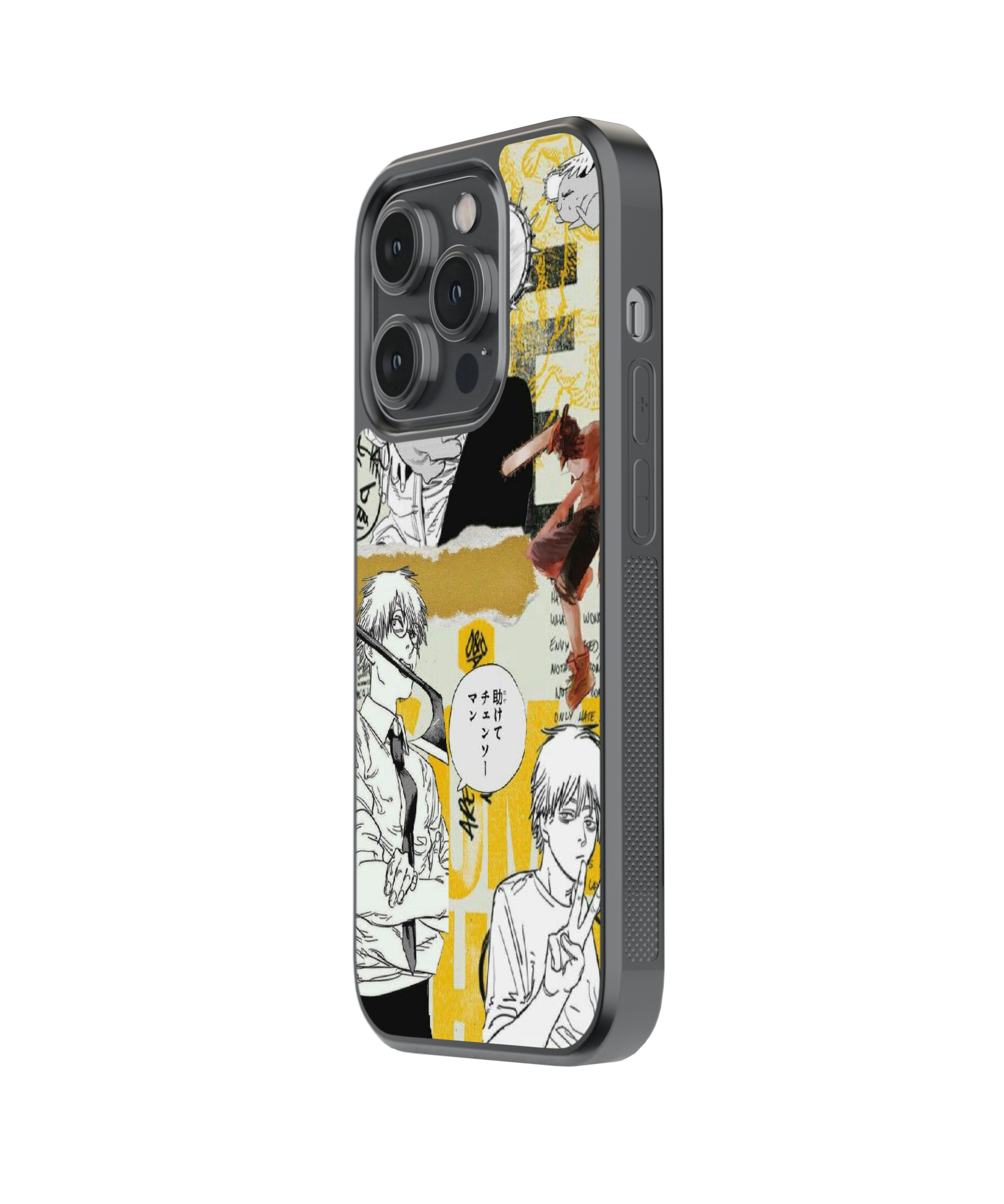 Confident Denji | Chainsaw man - Glass Case | Code: 238