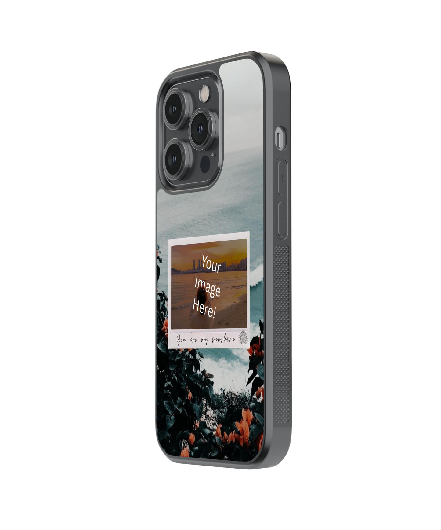 Ocean Bloom | Personalized Glass Case | Code: 352