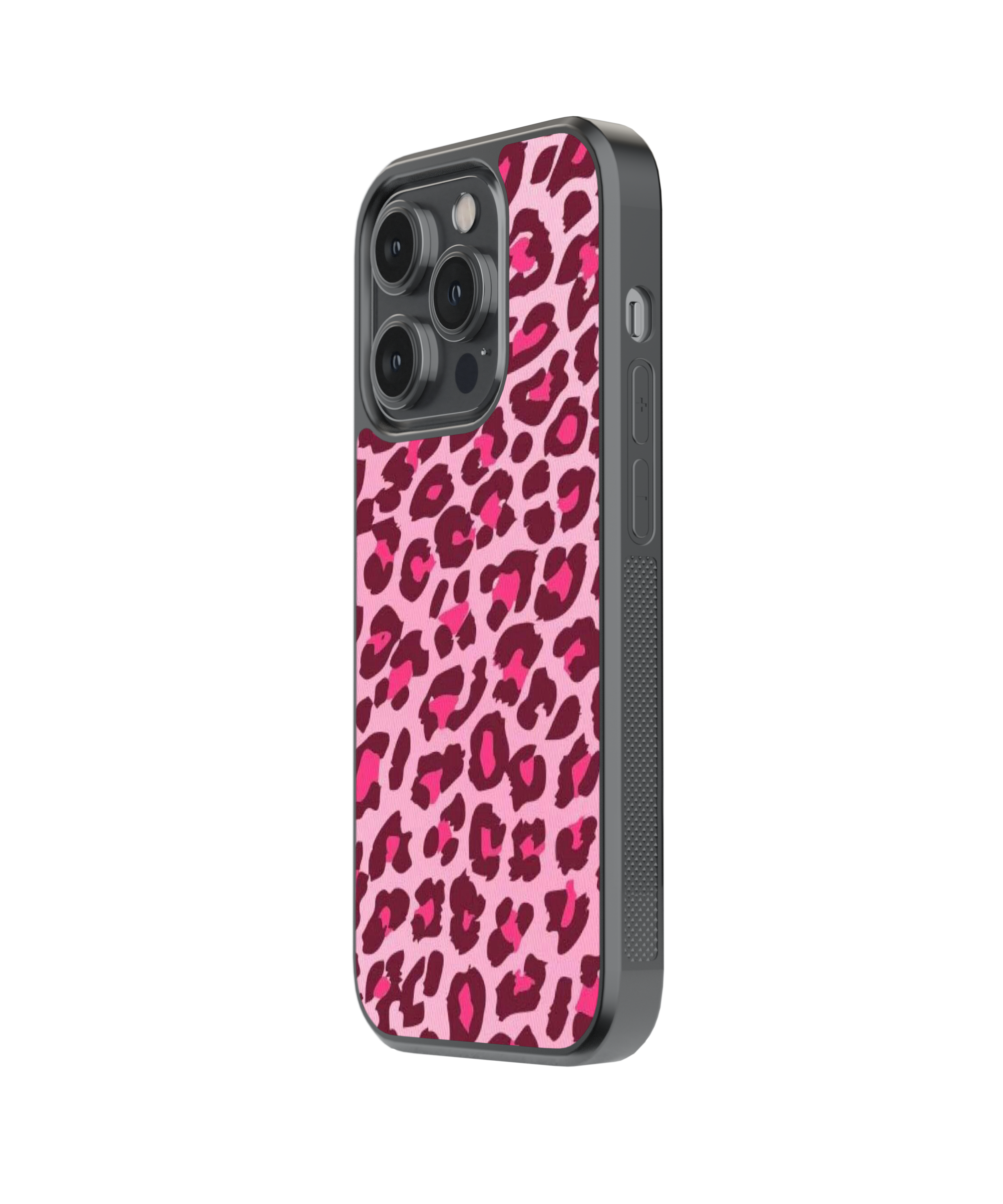 Pink Leopard | Pinteresty Glass Case Cover | Code: 282