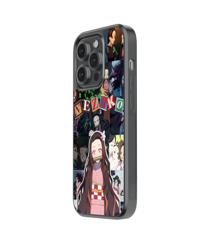 Nezuko's Rescue | Demon Slayer - Glass Case Cover | Code: 225