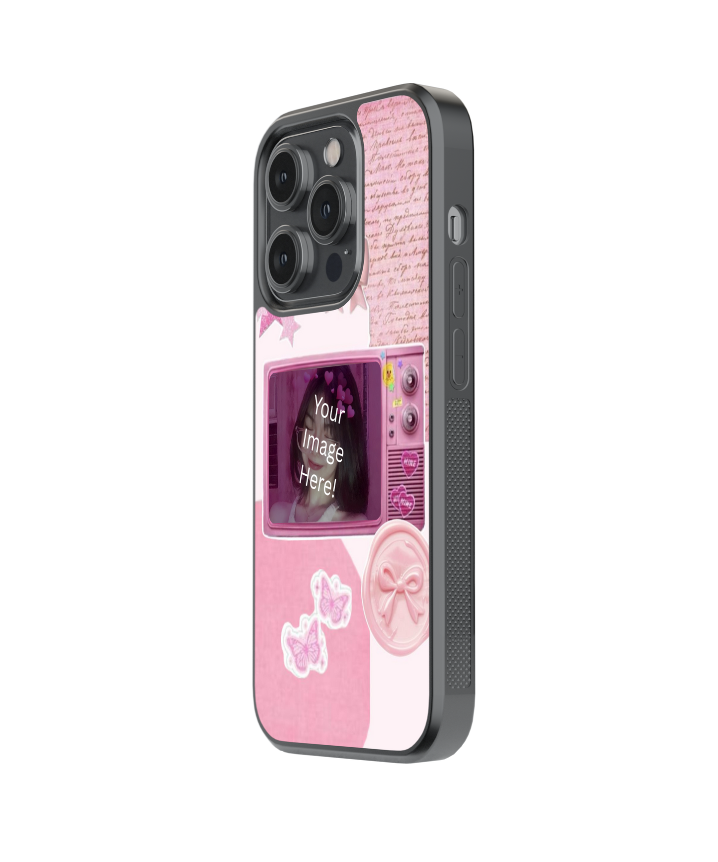 Blush Muse | Personalized Glass Case | Code: 346