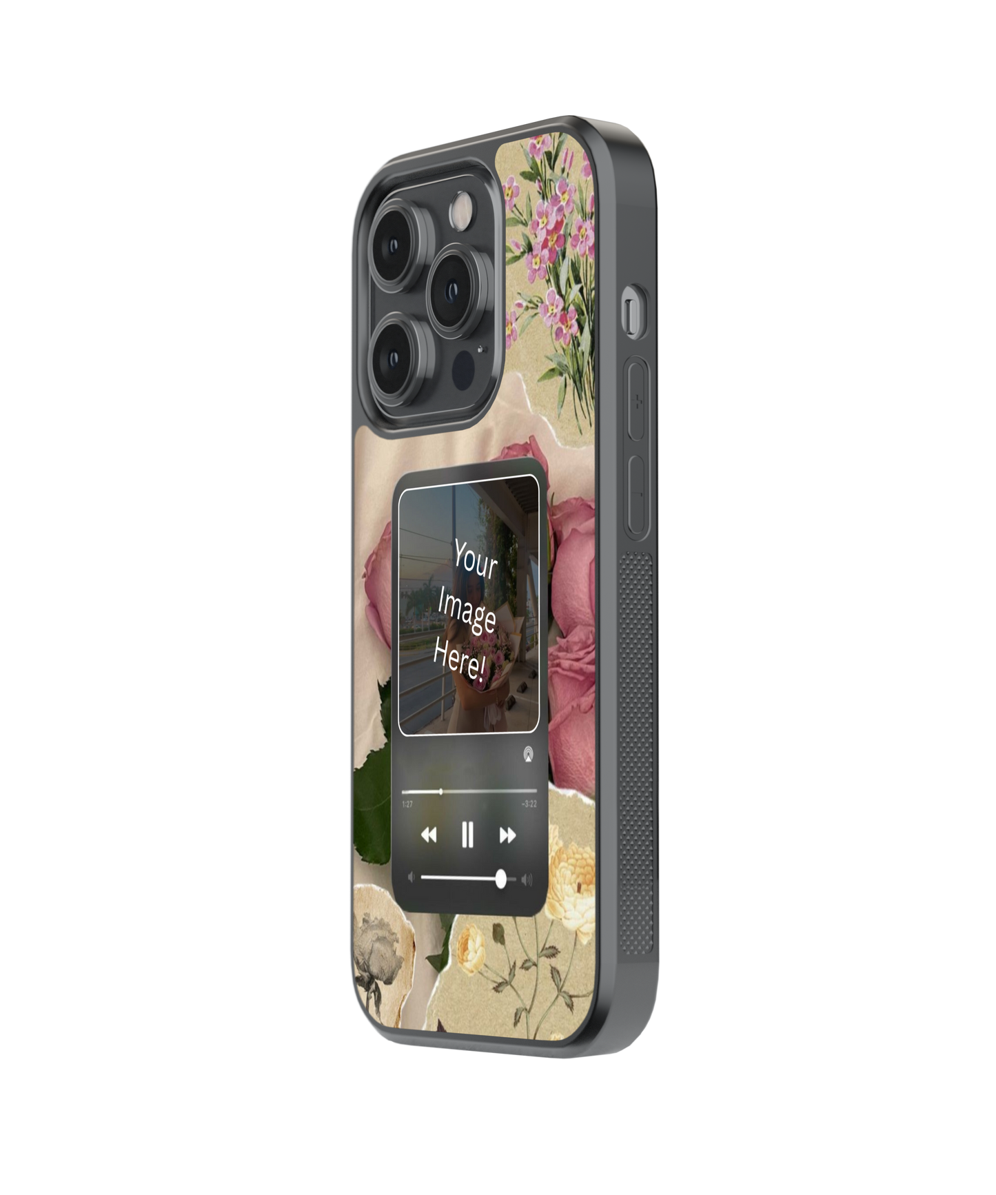 Floral Daze | Personalized Glass Case | Code: 348