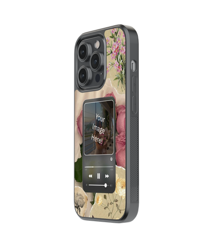 Floral Daze | Personalized Glass Case Cover | Code: 348