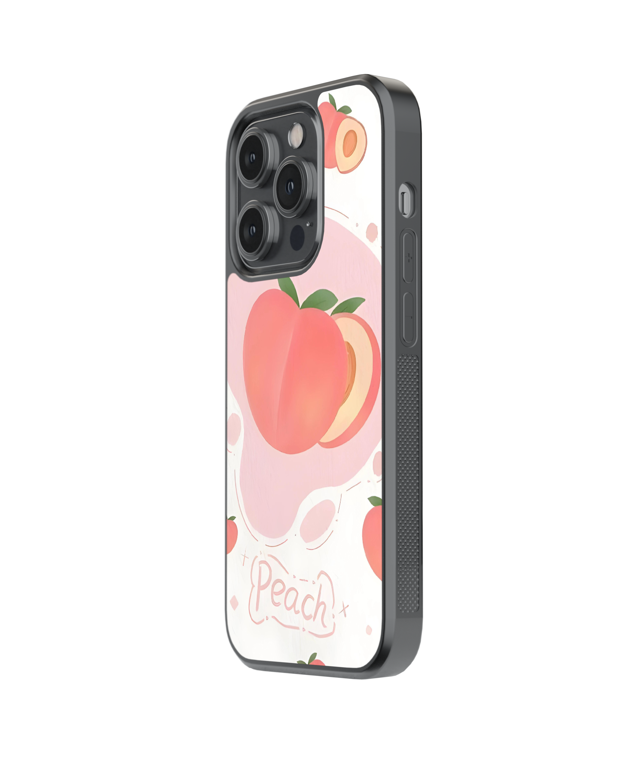 Peachy Paradise | Pinteresty Glass Case Cover | Code: 273