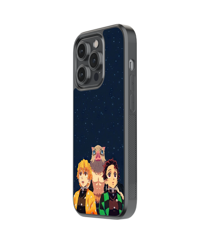 Trio Unleashed | Demon Slayer - Glass Case Cover | Code: 228