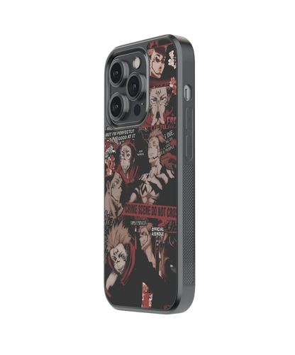 Sukuna's Mayhem | Jujutsu Kaisen - Glass Case Cover | Code: 193