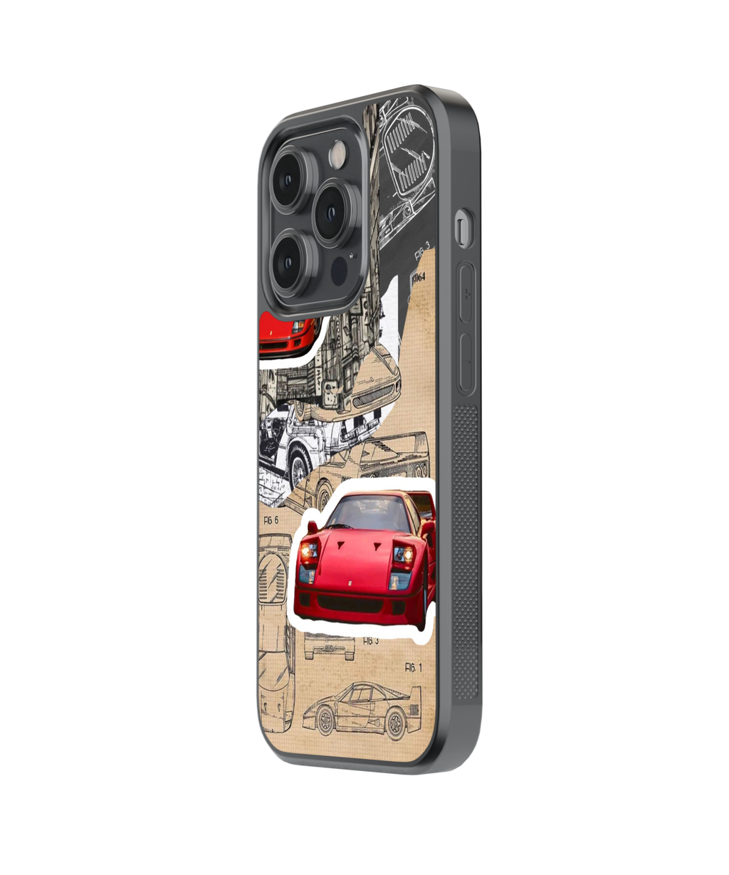Retro Racer | F1 / Cars - Glass Case | Code: 431