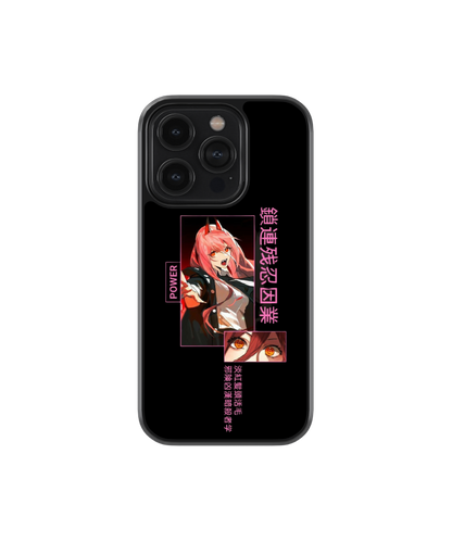 Power Collage | Chainsaw man - Glass Case Cover | Code: 240